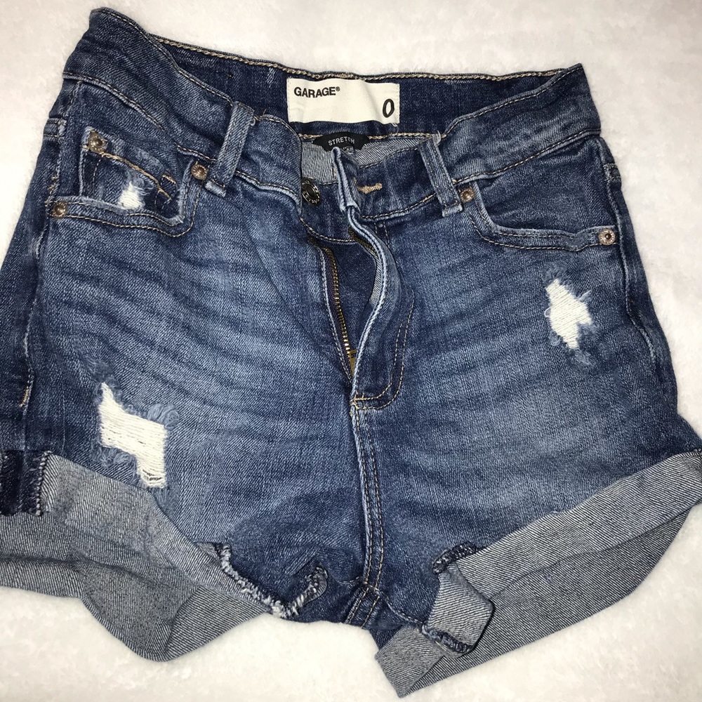 Denim shorts